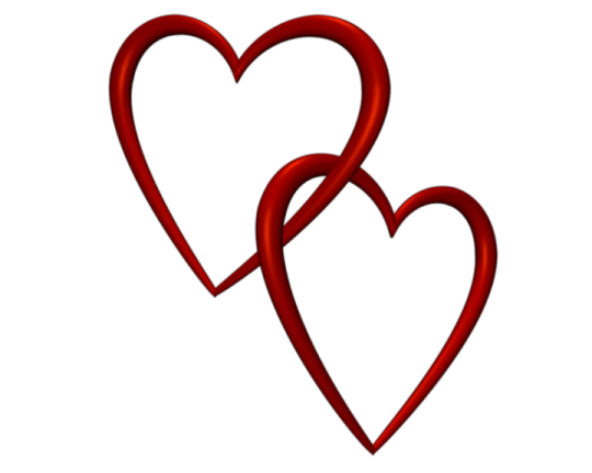 red heart transparent background