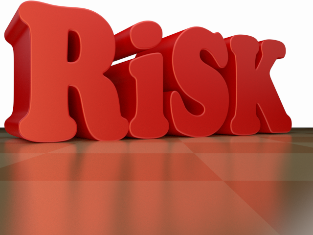 Free Stock Photo - 3d Render of Business Buzzword Risk in red Color