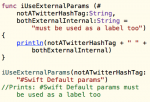 Swift Functions: External Parameters and Default Parameters