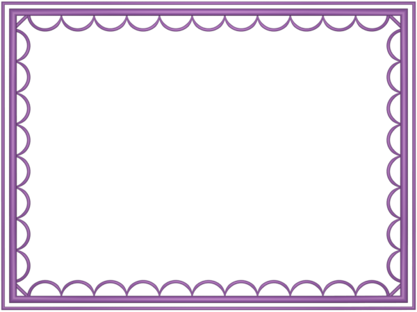 artistic loop Border in Mauve color, Rectangular perfect for Powerpoint