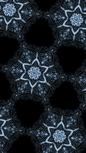 Iceblue-Diamond-Snowflake mandala seamless tile background
