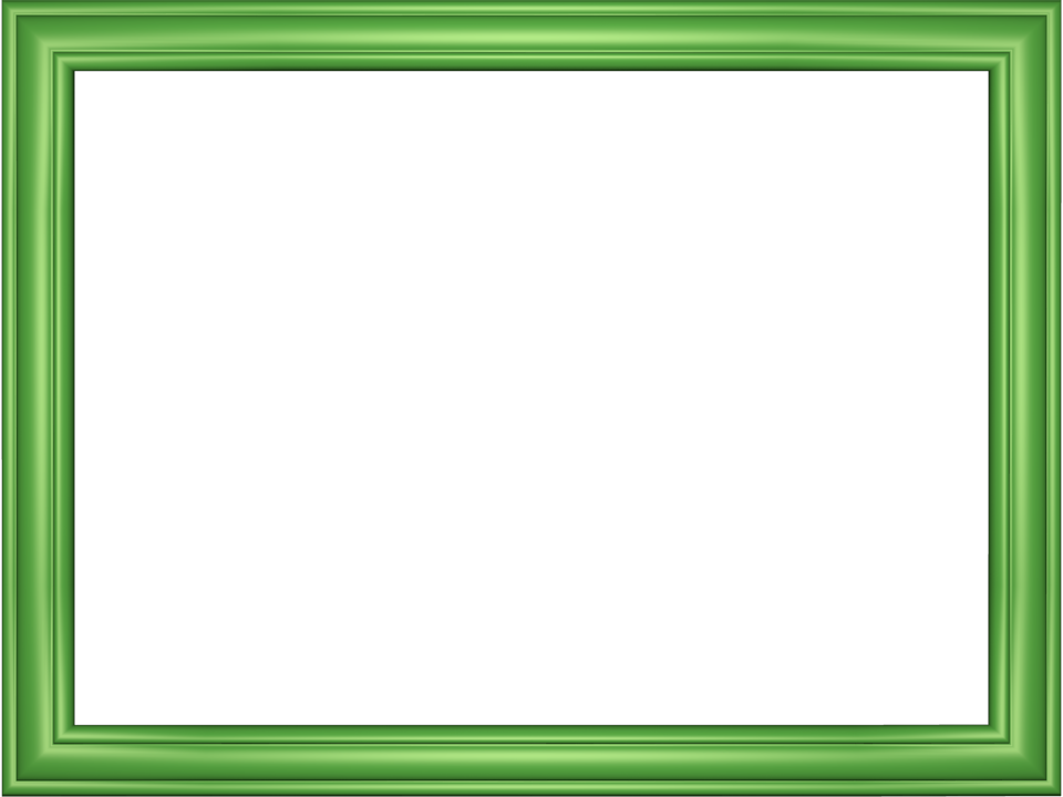 Elegant Embossed Frame Border in Light Green color, Rectangular perfect for Powerpoint