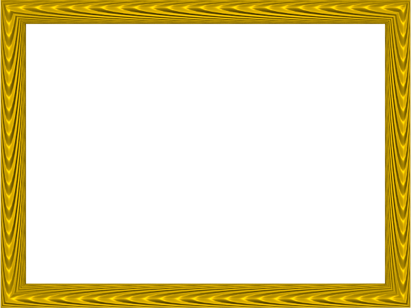 Elegant Fabric Fold Embossed Frame Border in Yellow color, Rectangular perfect for Powerpoint